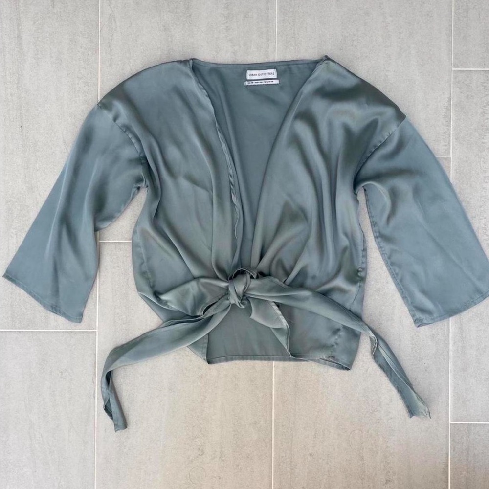 Urban Outfitters Tie Front Top